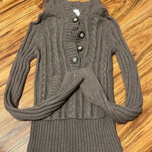 Aeropostale brown cardigan , XS